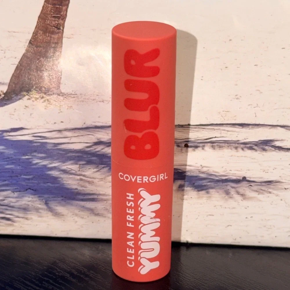 CoverGirl Clean Fresh Yummy Gloss Blur Lipstick 100 Blur In Pink Matte Vegan